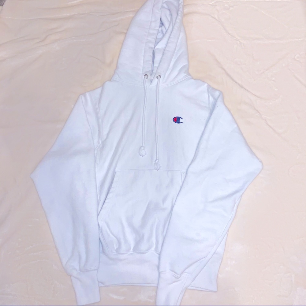 White Champion Hoodie